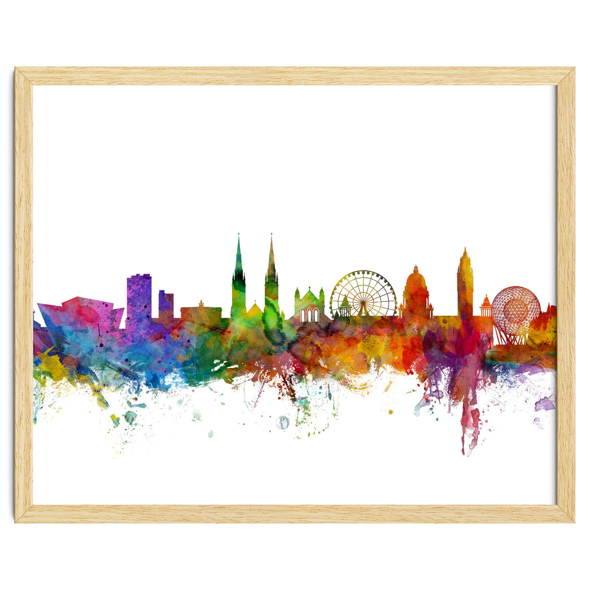 Belfast Northern Ireland Skyline