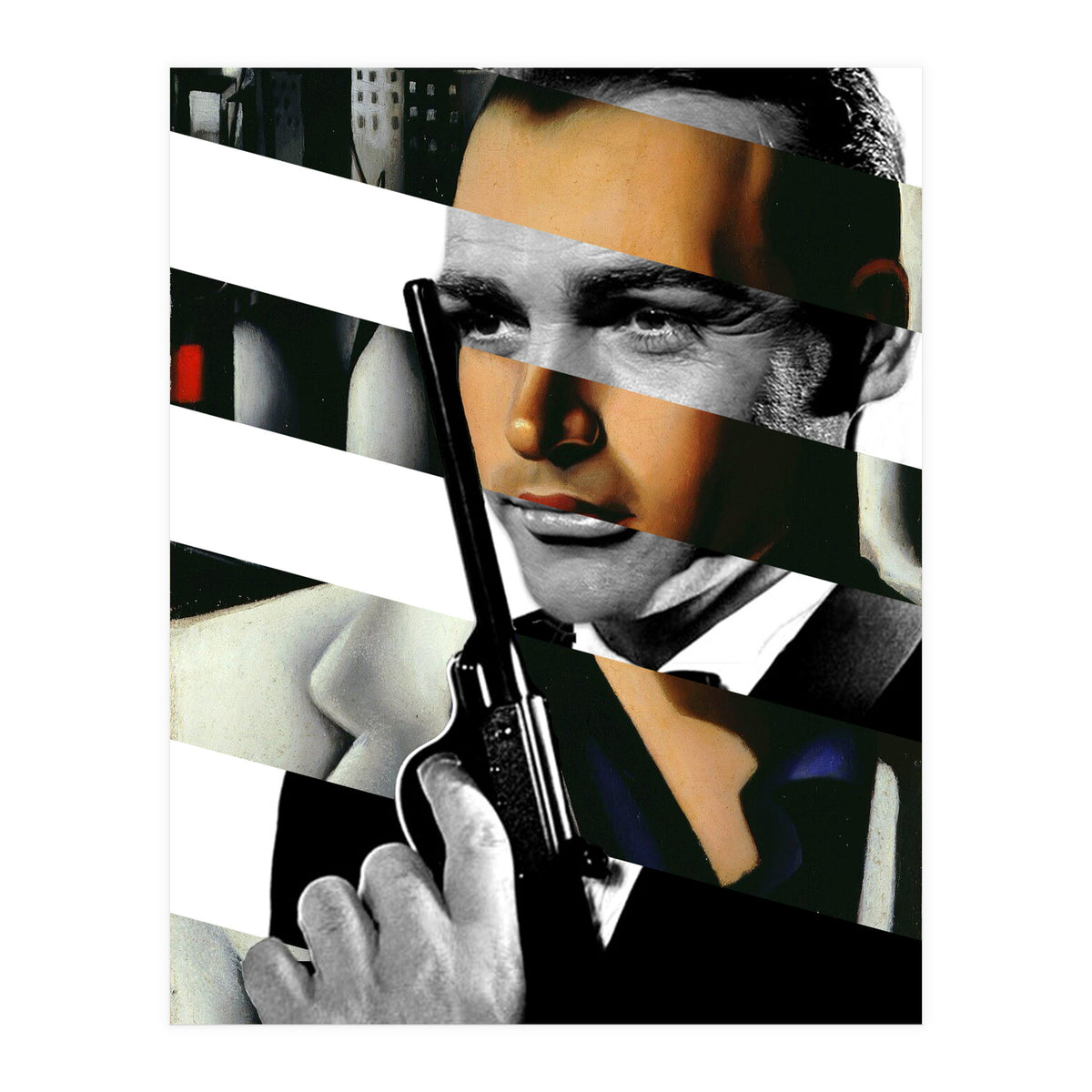 Tamara De Lempicka's Portrait Of Count Vettor Marcello & Sean Connery In James Bond With (Print Only)