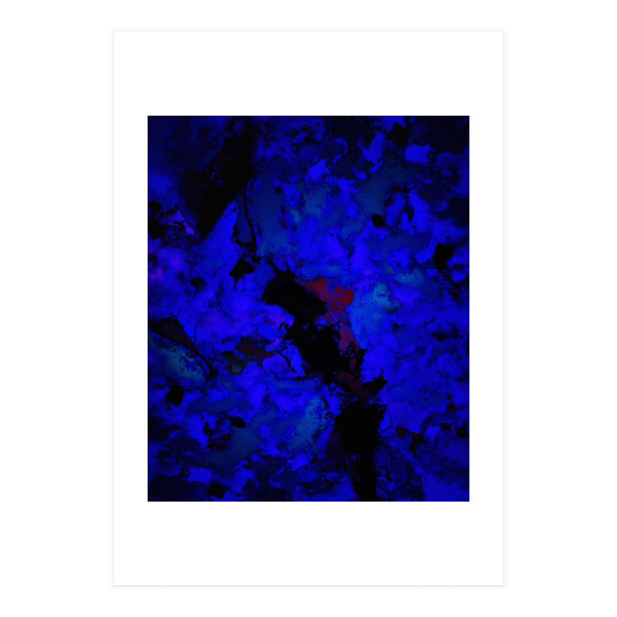 A Dark Blue Crash (Print Only)