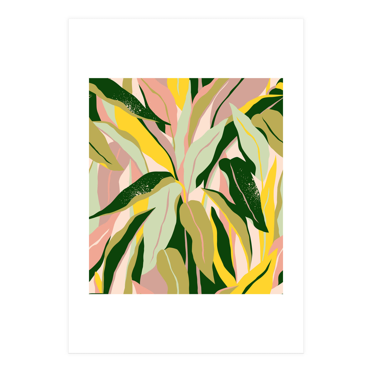 Tropical Matisse Houseplant (Print Only)