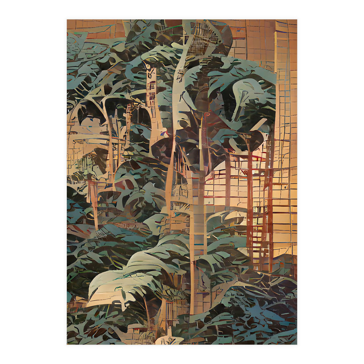 TROPICAL FOREST no4 - UKIYO-e (Print Only)