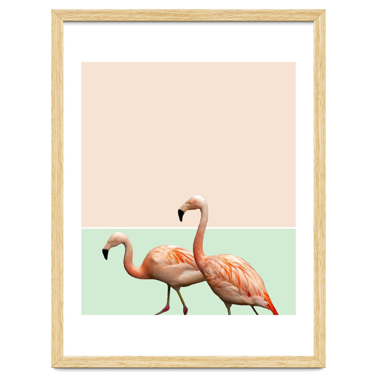 Flamingo Pastel Art