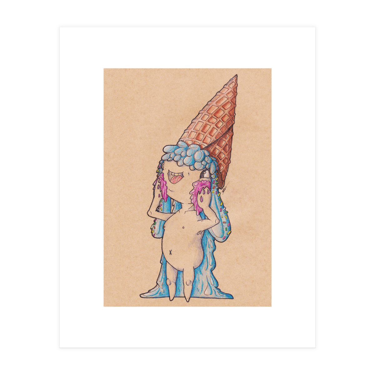 Ice Cream Gluttony (Print Only)