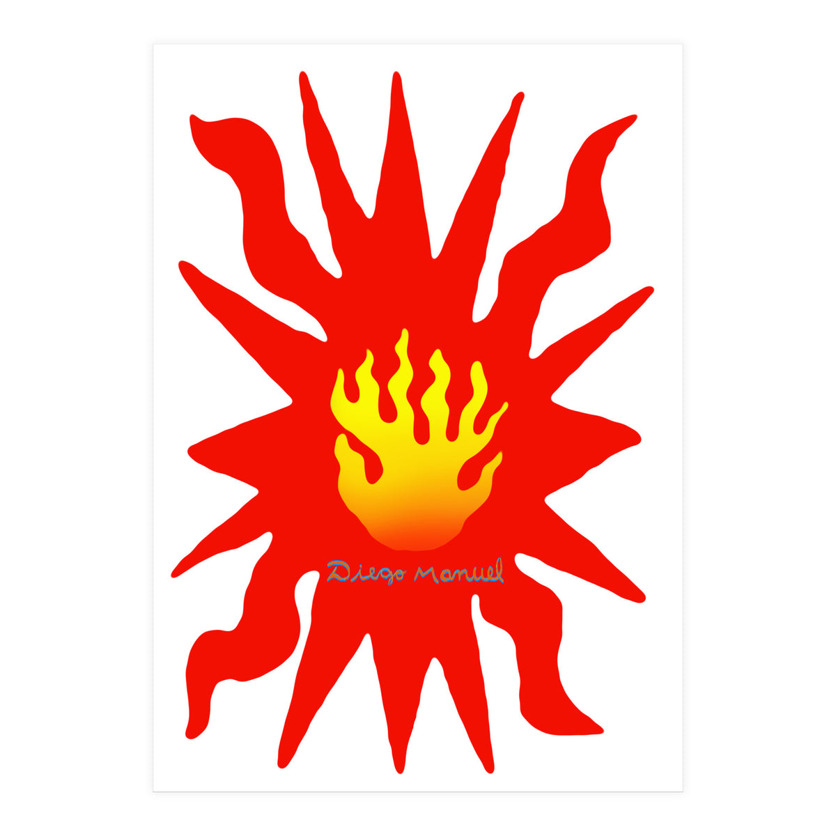 Fuego 37 Copia (Print Only)