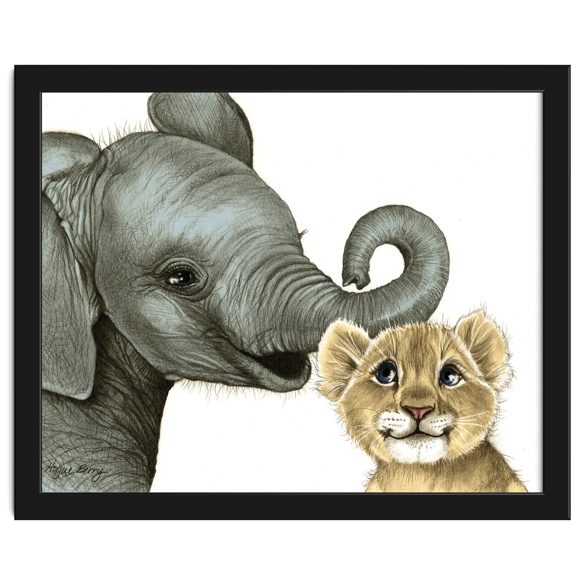 Best Friends, Elephant and Lion