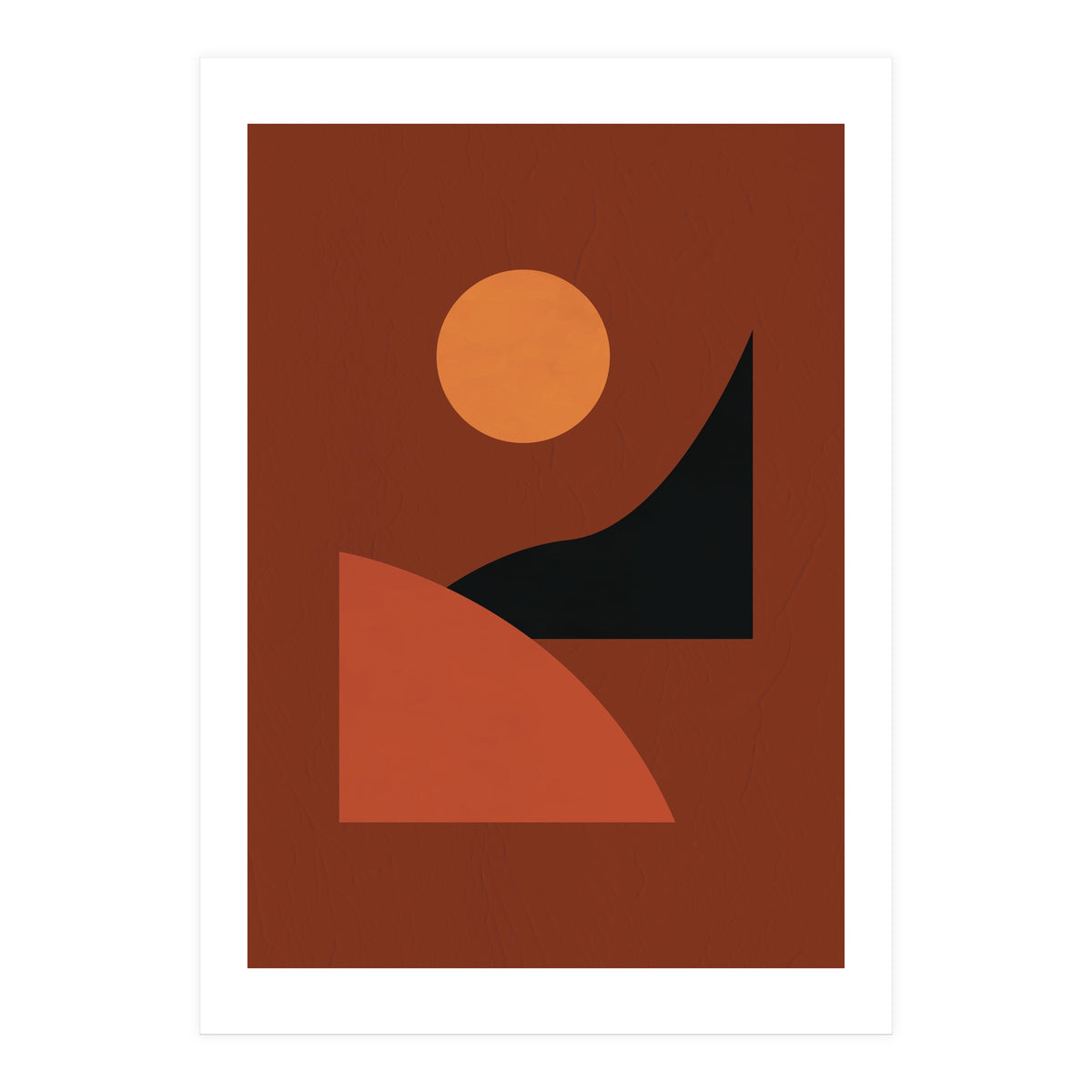 Abstract Geometrical Terracota Earthy Tones (Print Only)