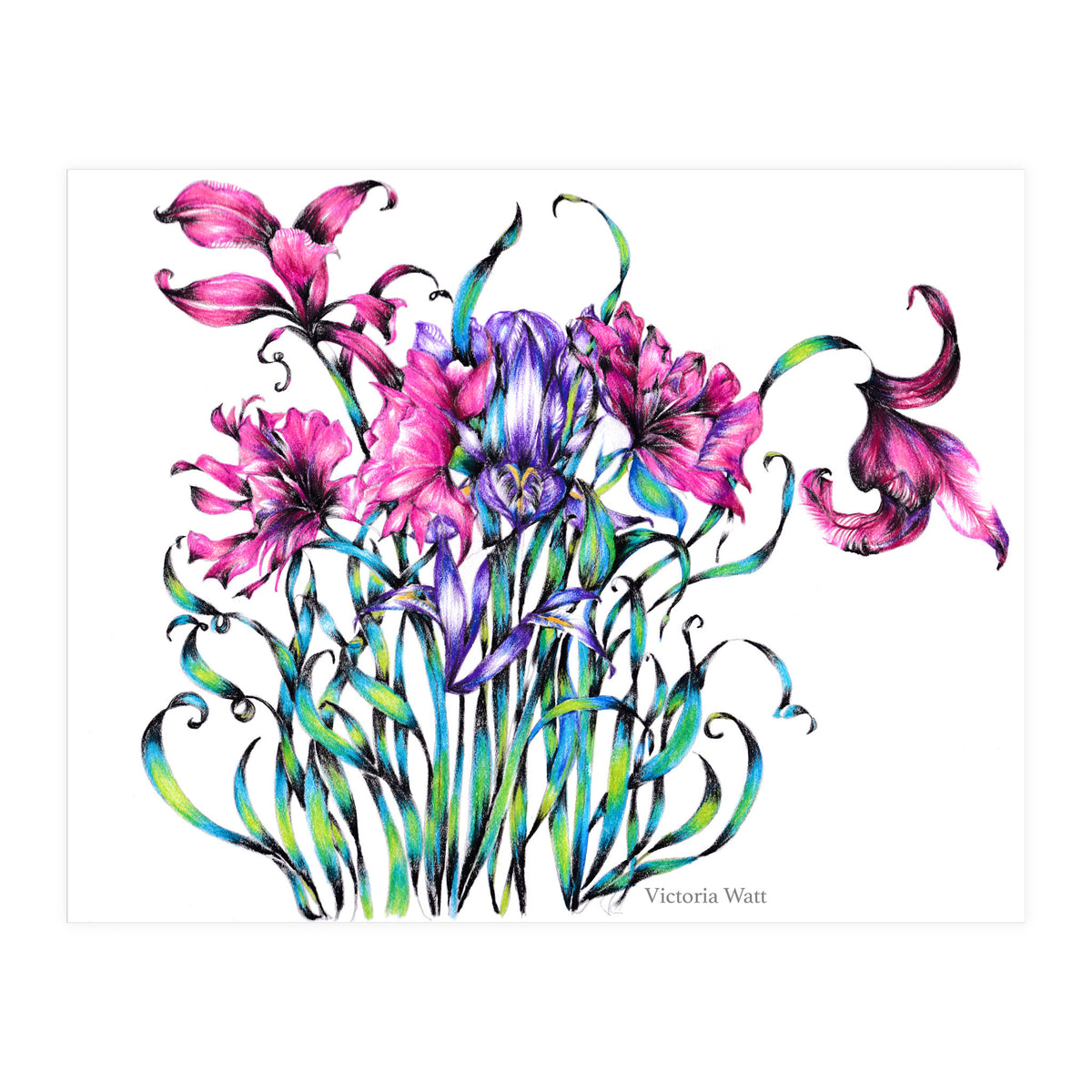 Spring Bouquet Victoria Watt (Print Only)