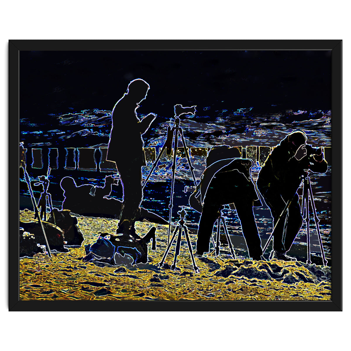 Photographers at the beach