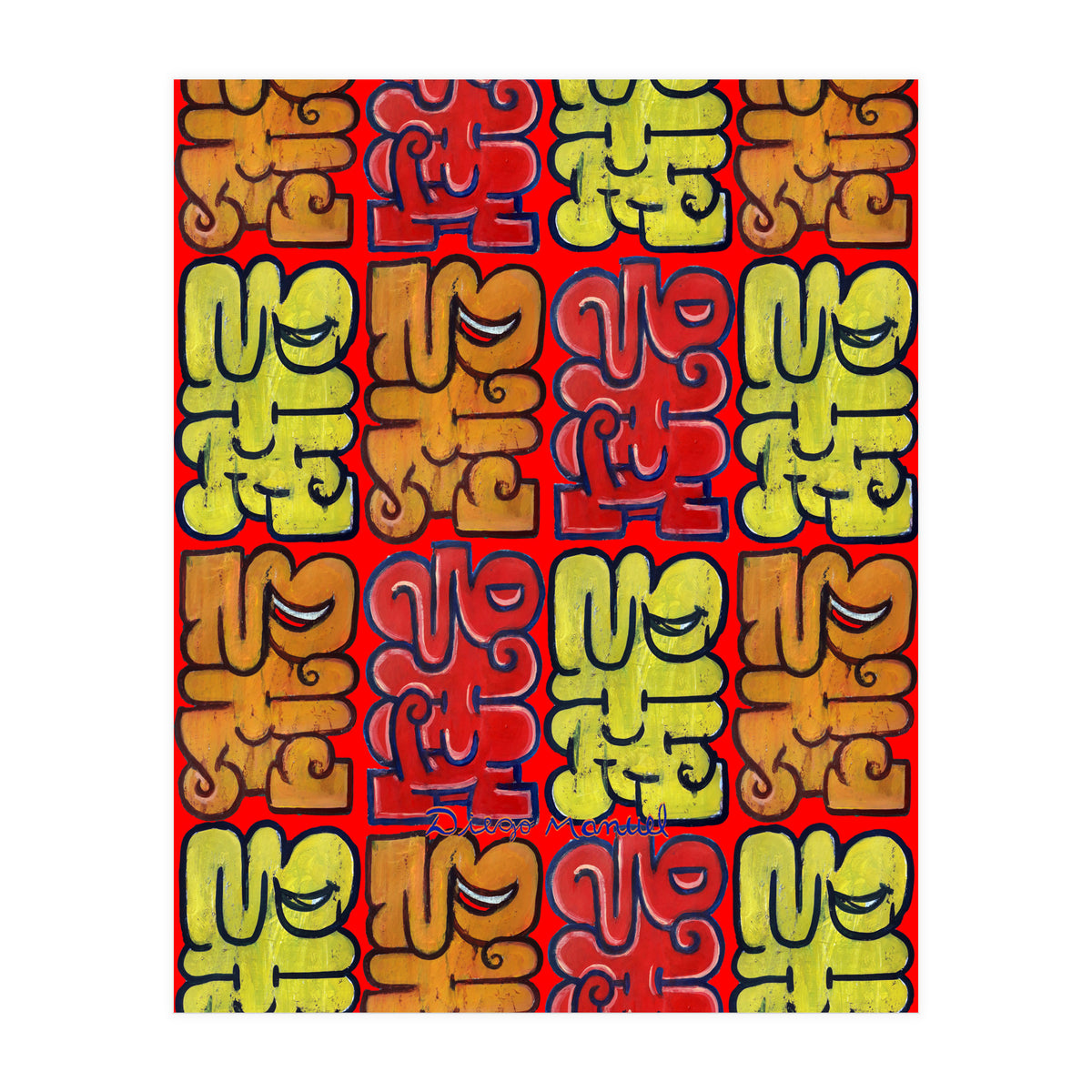 Garffiti 23 29 33 Tapiz (Print Only)