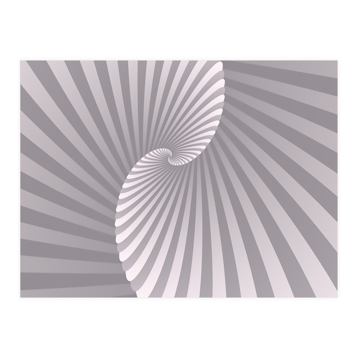 Abstract Retro Spiral (Print Only)