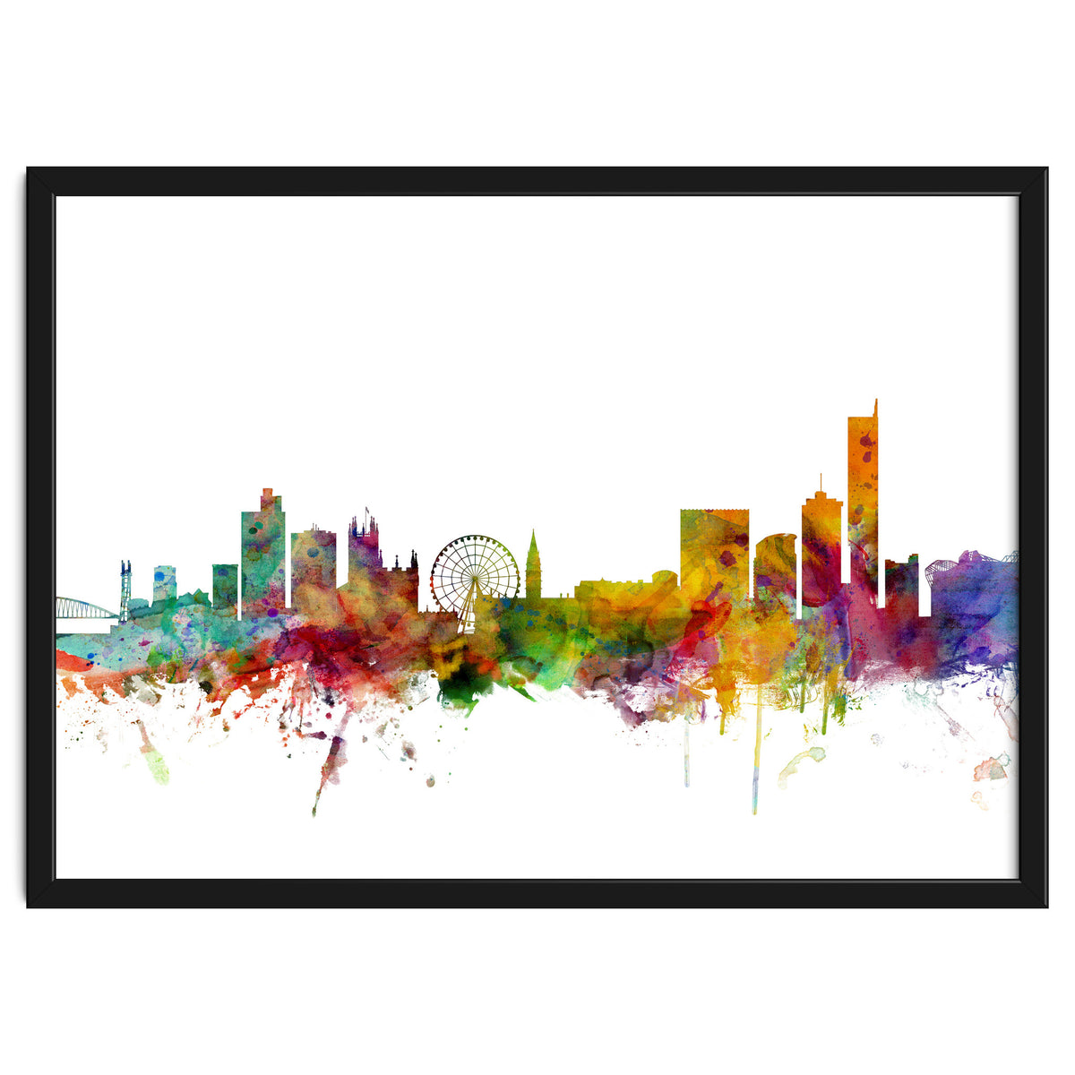 Manchester England Skyline