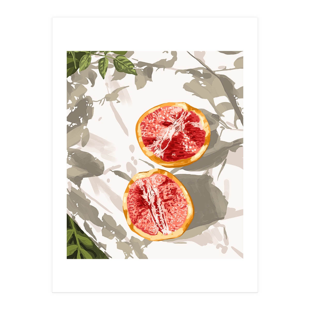 Grapefruit Kinda Zest For Life (Print Only)