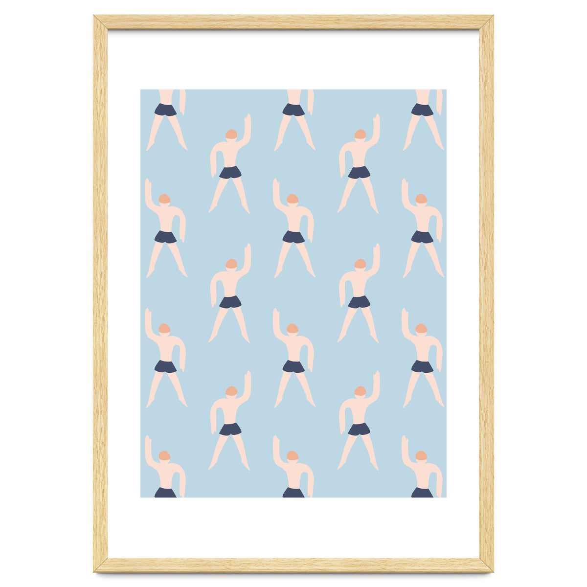 Swimming Boy Pattern