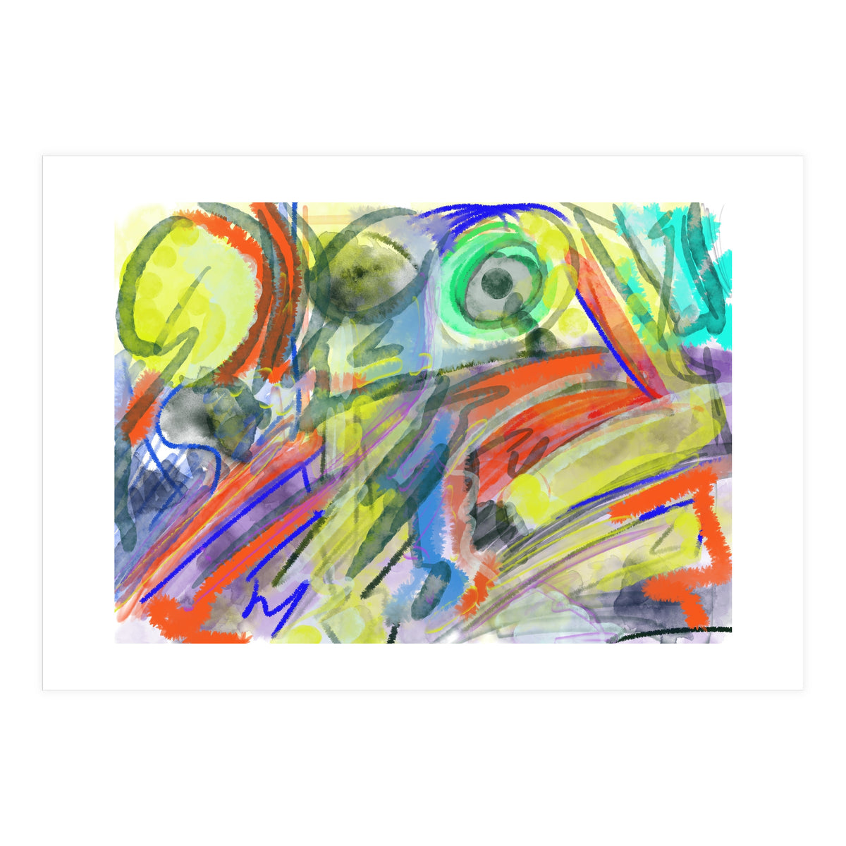 Aquarela Digital 1 (Print Only)