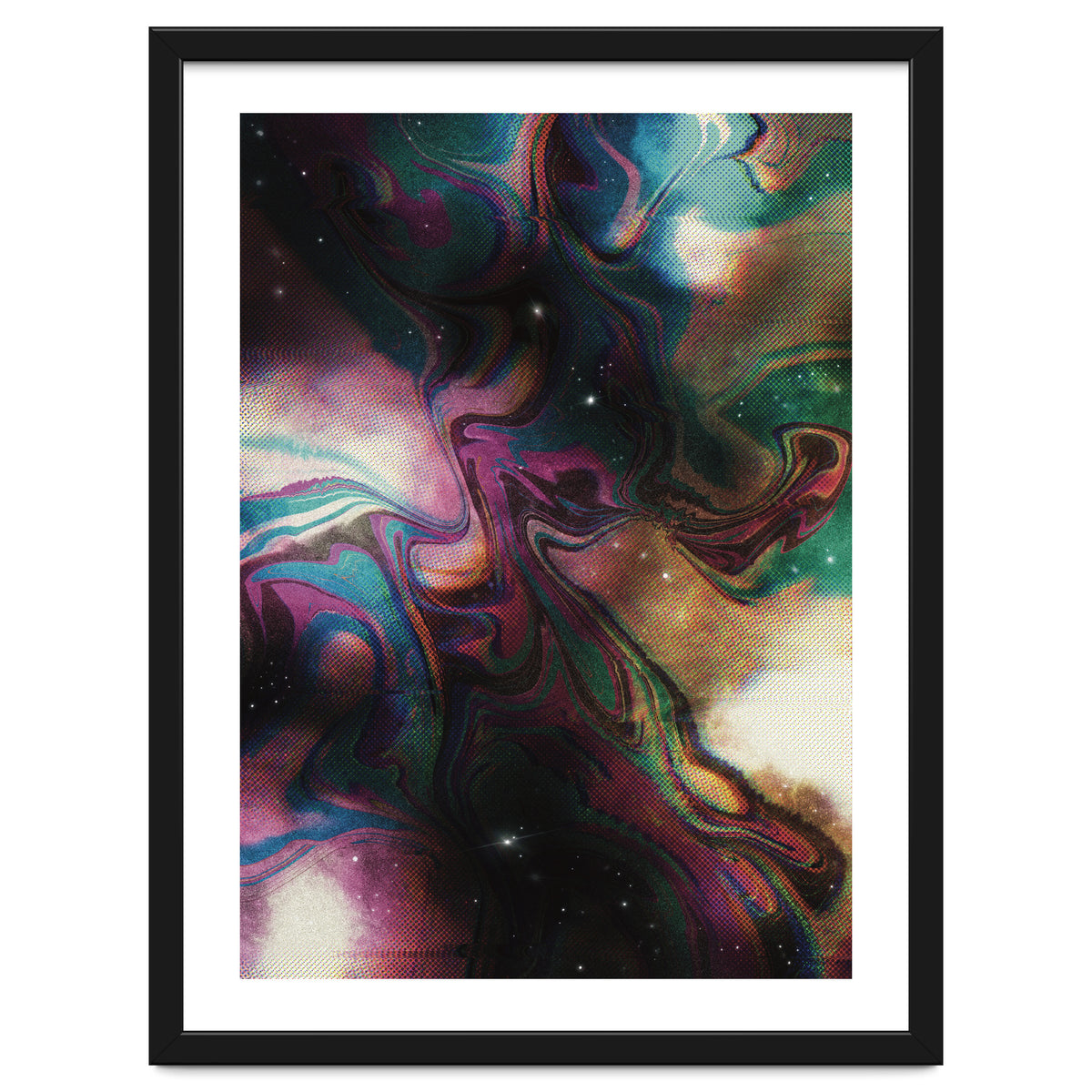 Retro Vintage Abstract Space