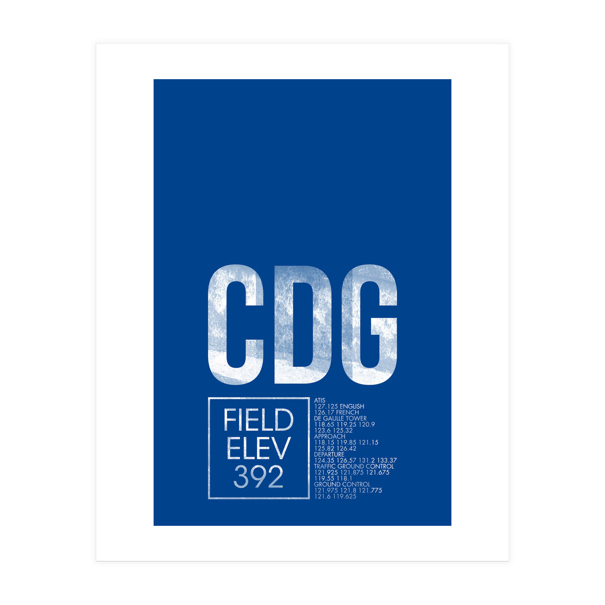 Paris CDG Atc (Print Only)