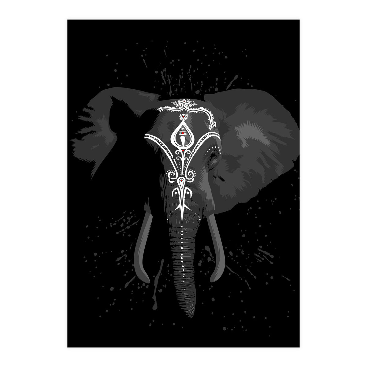 Indian elephant (Print Only)