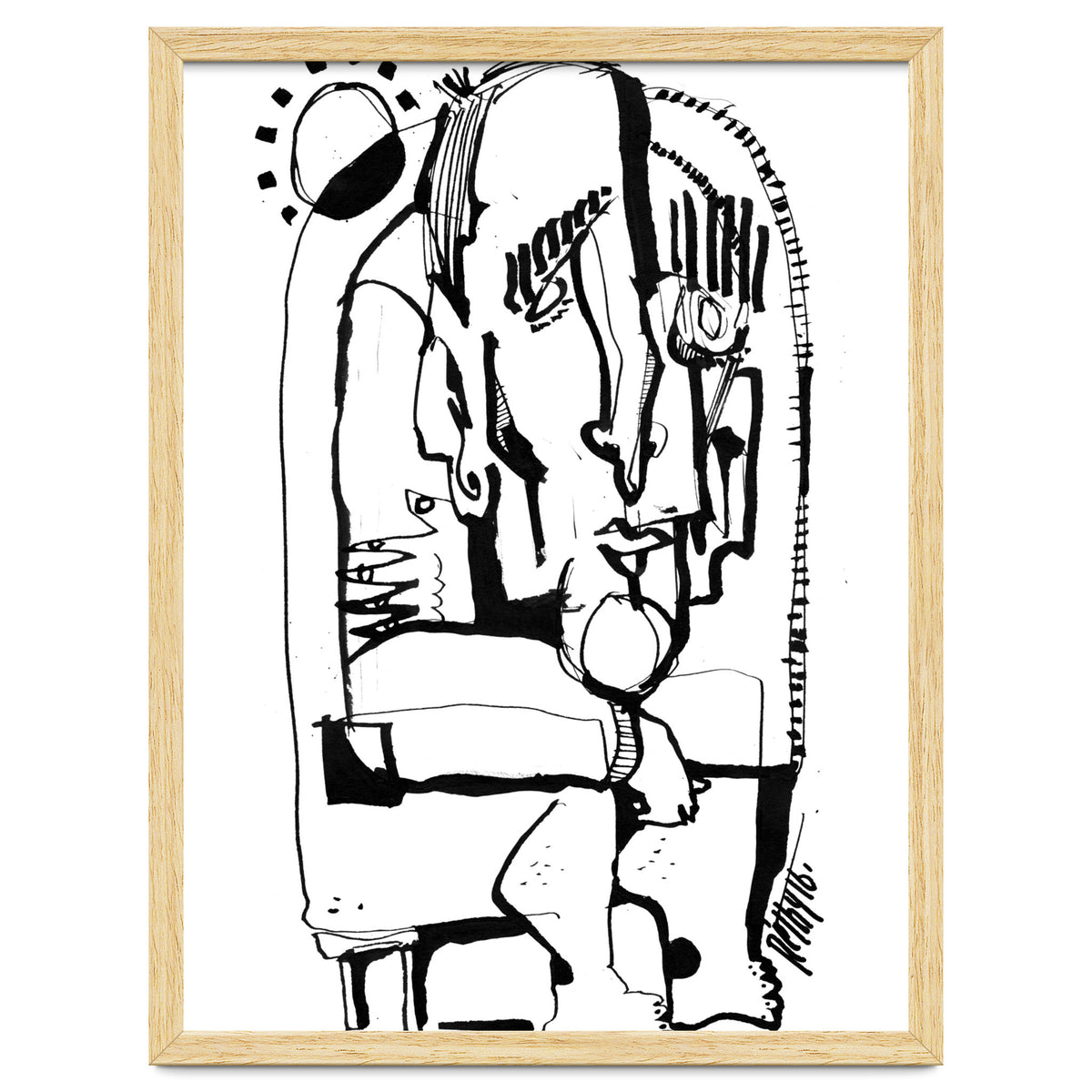 Freezing in Sunlight - b&w