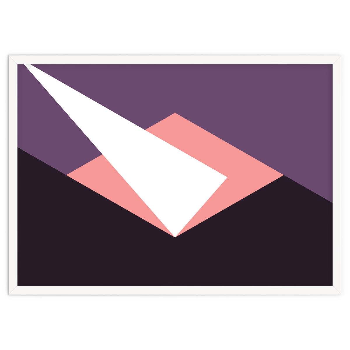 Geometric Shapes No. 59 - pink & purple