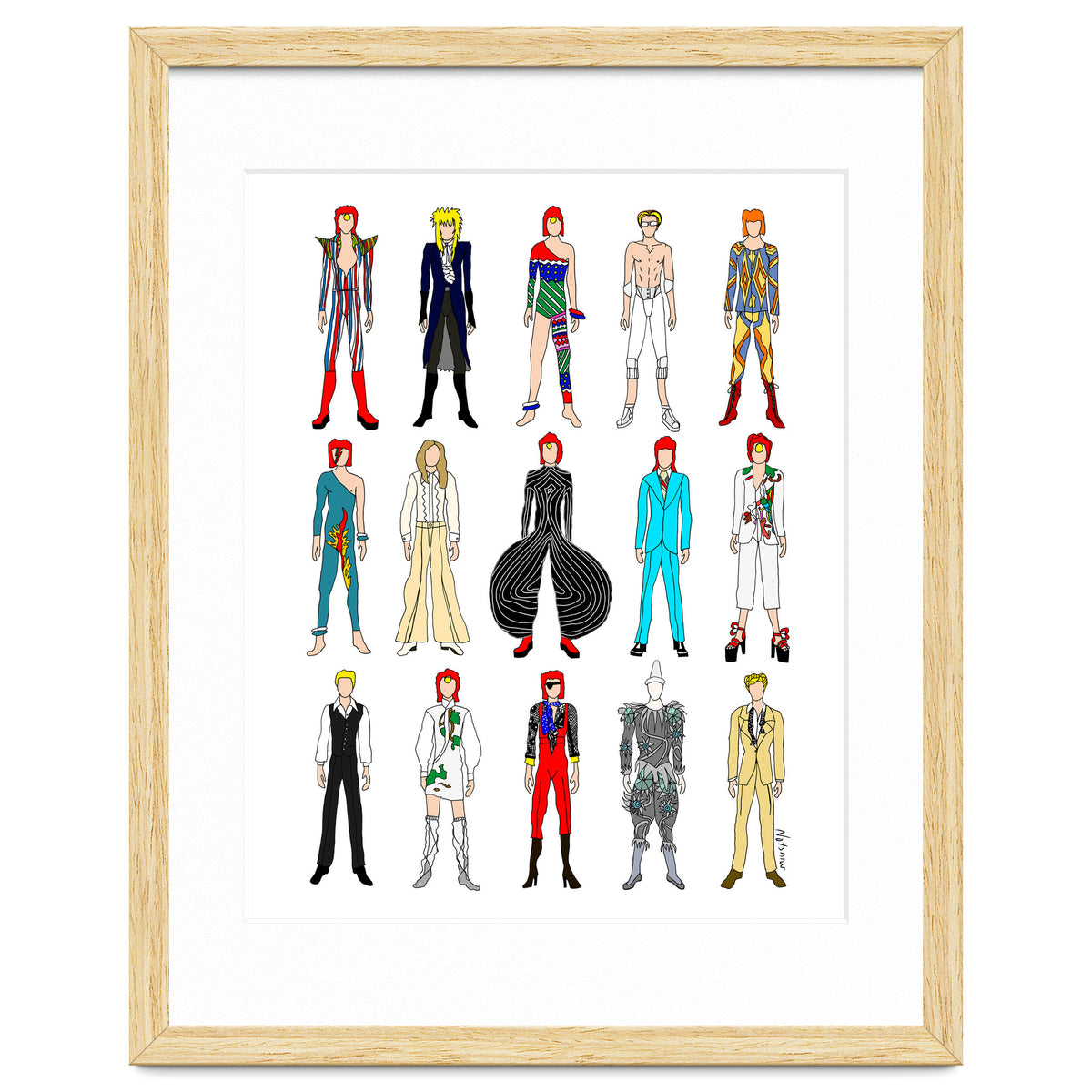 Outfits of Bowie Fashion