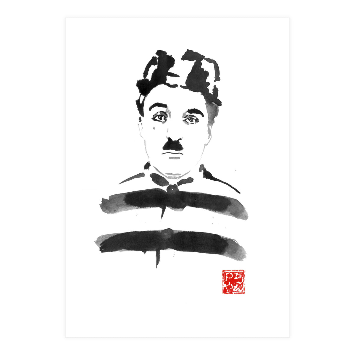Charlie chaplin prisoner (Print Only)