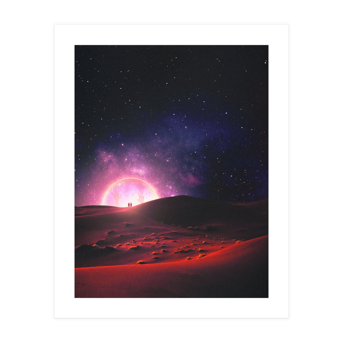 Night Over The Dunes (Print Only)