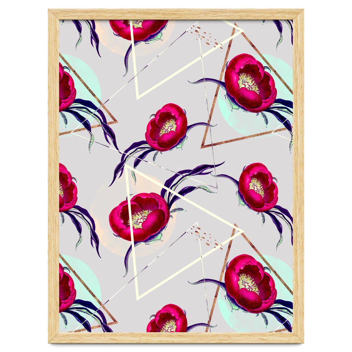 Flowery blooming with geometric II