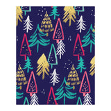 Christmas Pattern Trees (Print Only) thumbnail