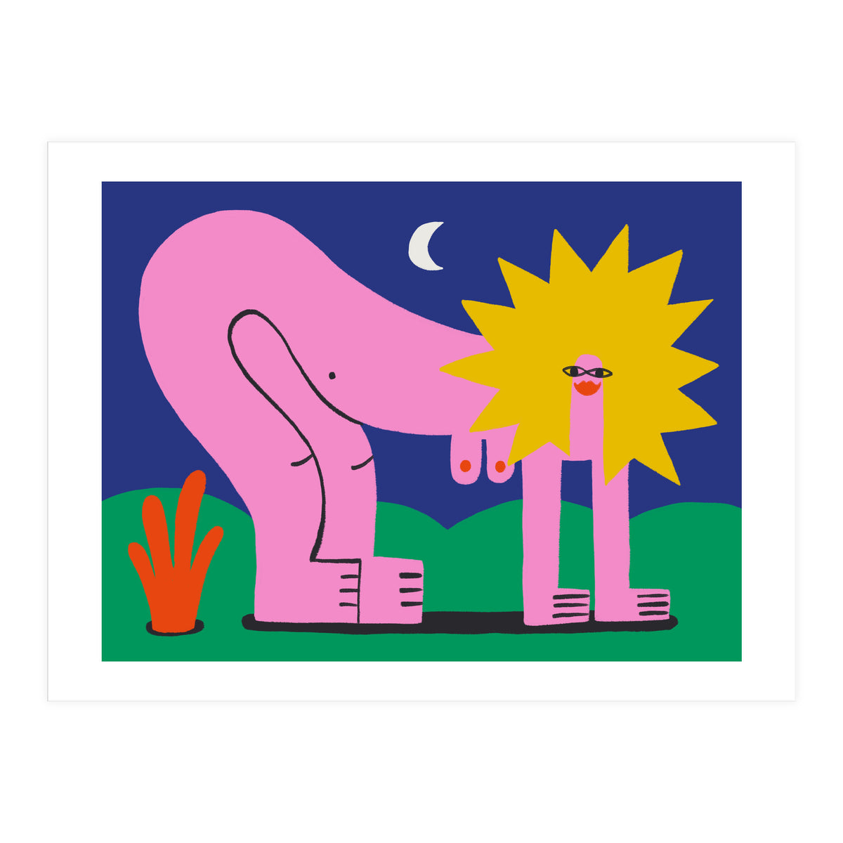 Hear Me Roar Leo (Print Only)