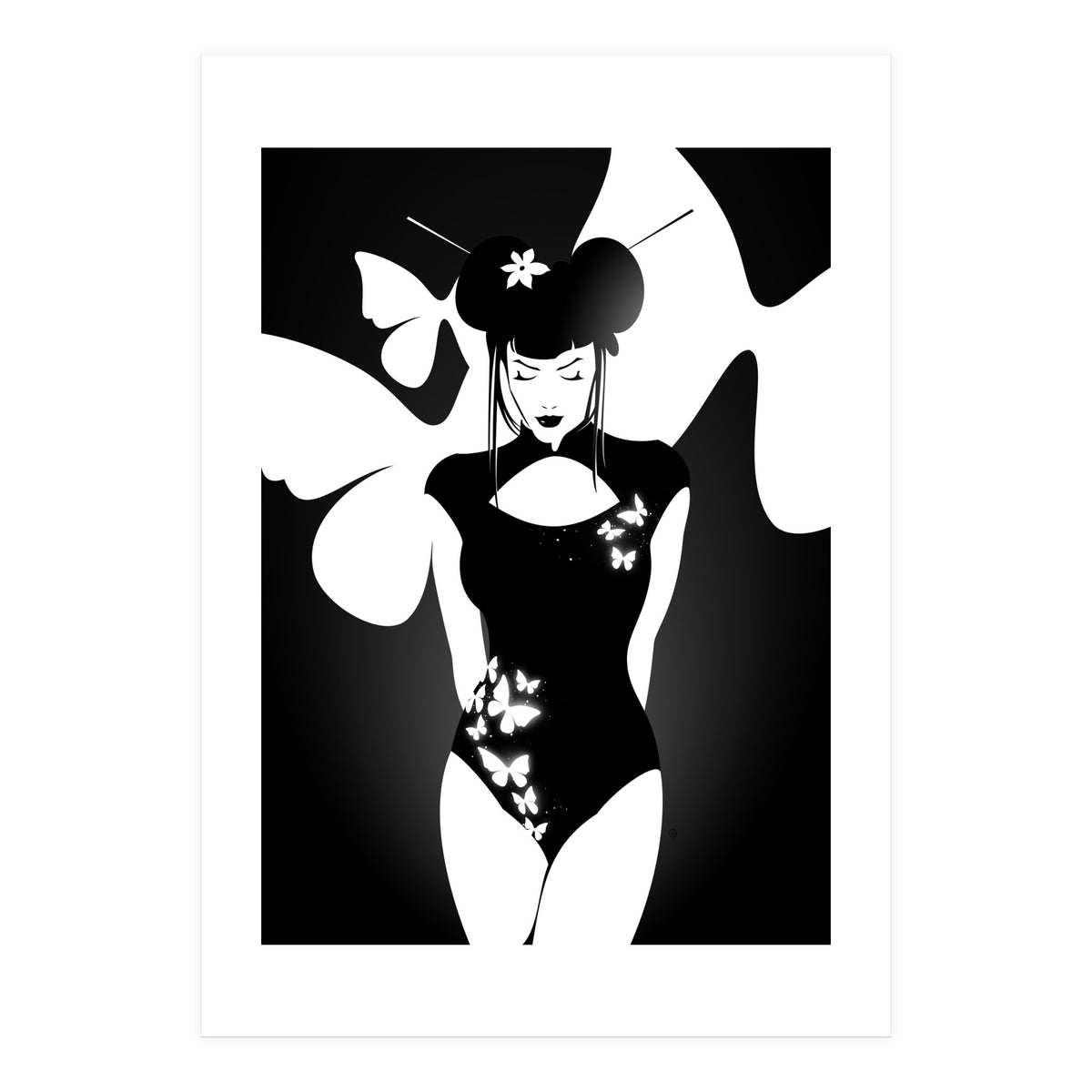 Wrapped In Butterflies (Print Only)