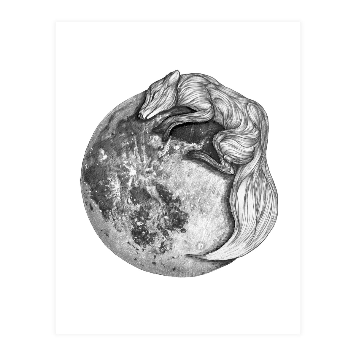 Moon Fox (Print Only)