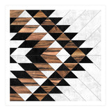Urban Tribal Pattern No.9 - Concrete and Wood (Print Only) thumbnail