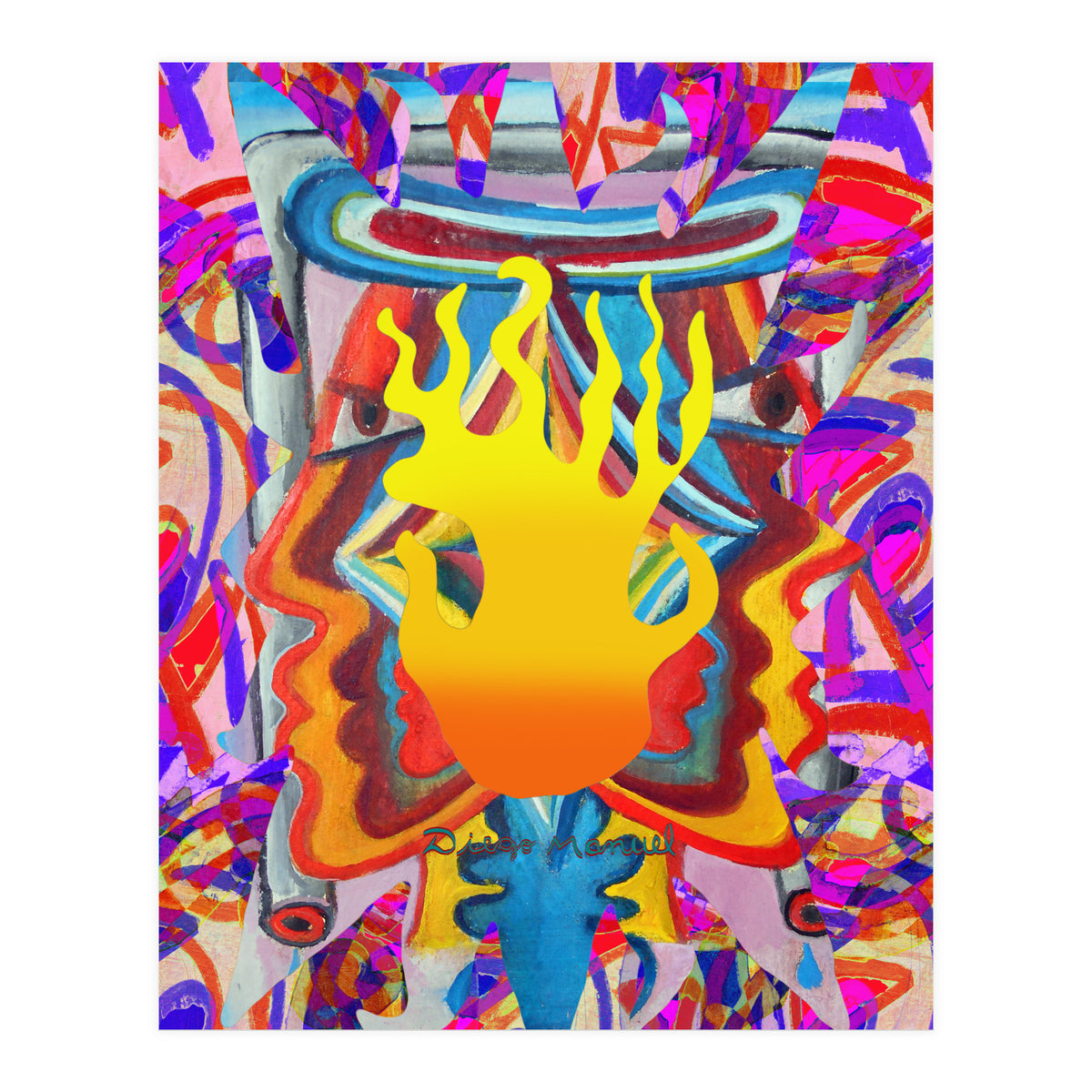 Fuego Y Graffiti 31 (Print Only)