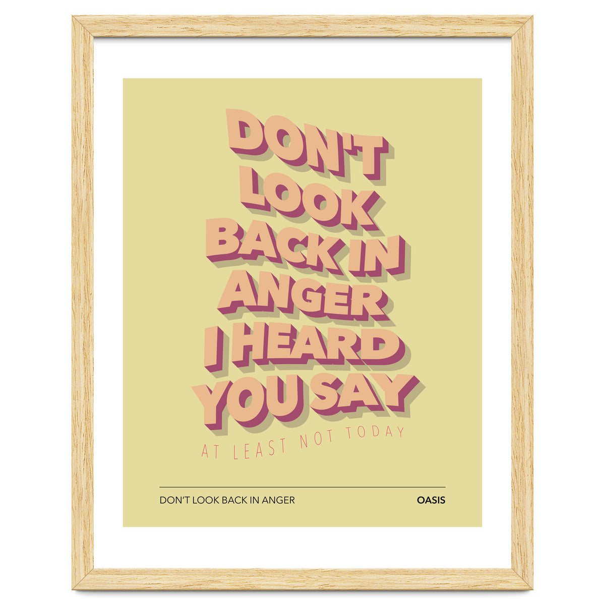 Oasis - Don't Look Back In Anger