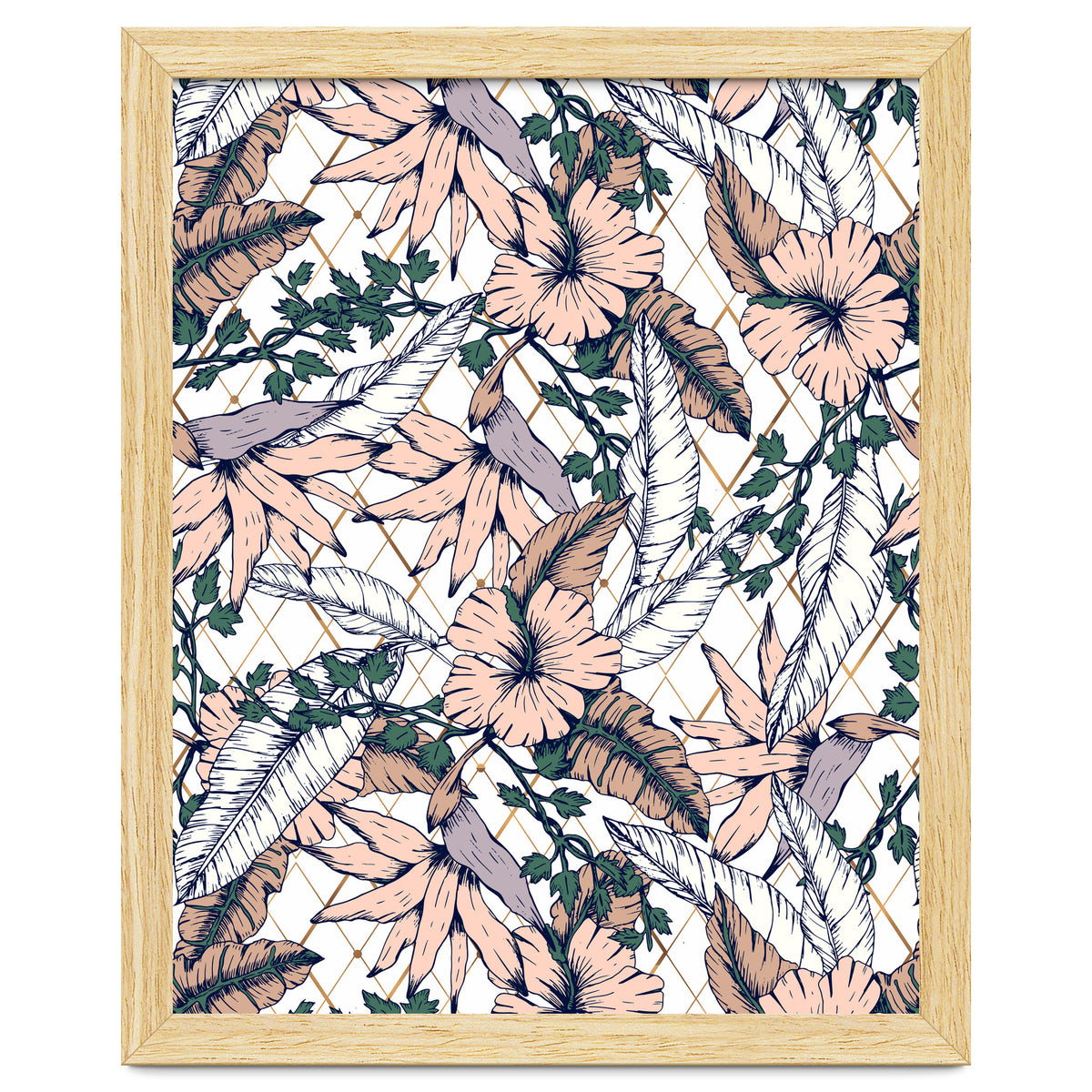 Exotic flowering and pattern geometric