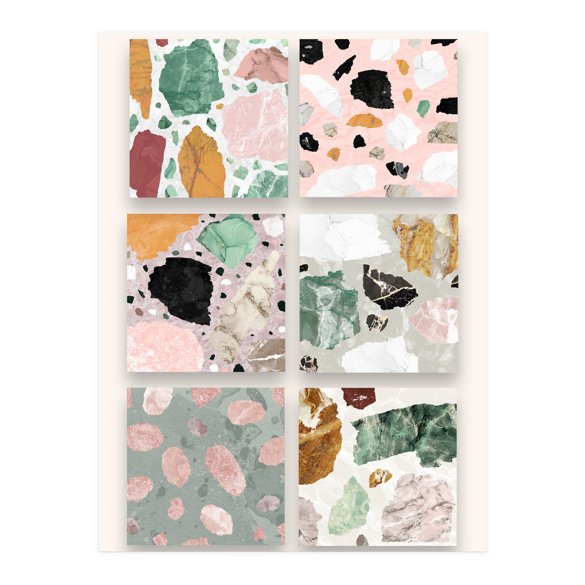 Heartstone - venetian terrazzo version 3 (Print Only)