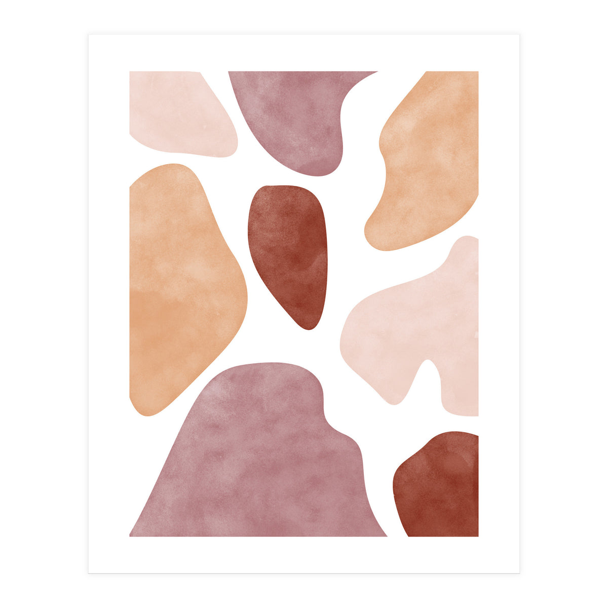 Warm color blocks (Print Only)