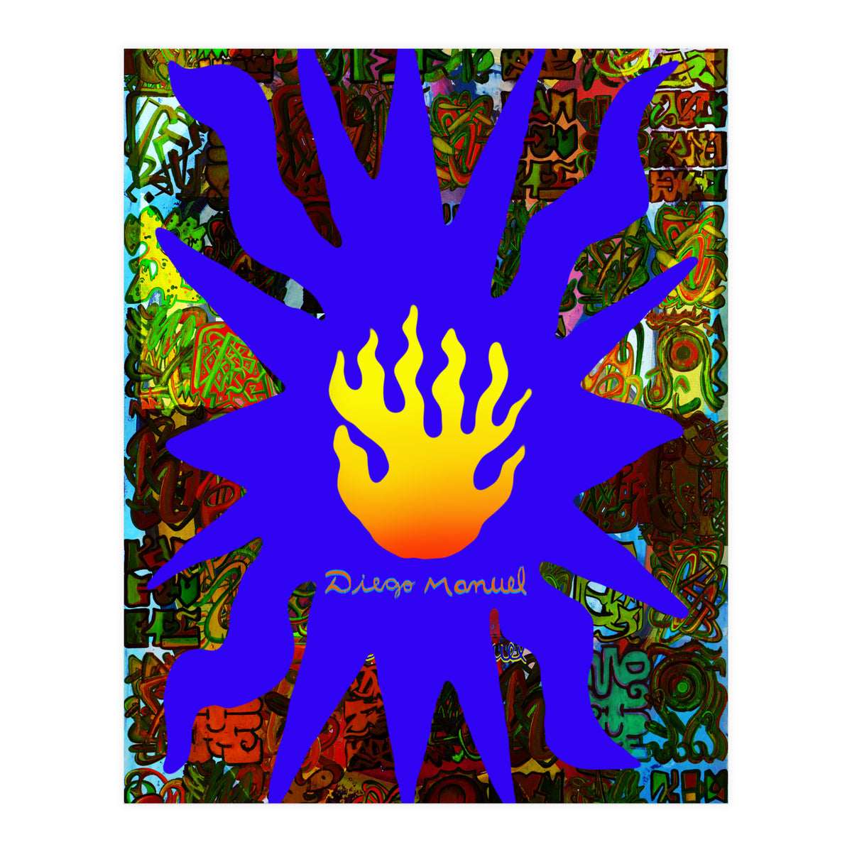 Fuego Y Graffiti 65 (Print Only)