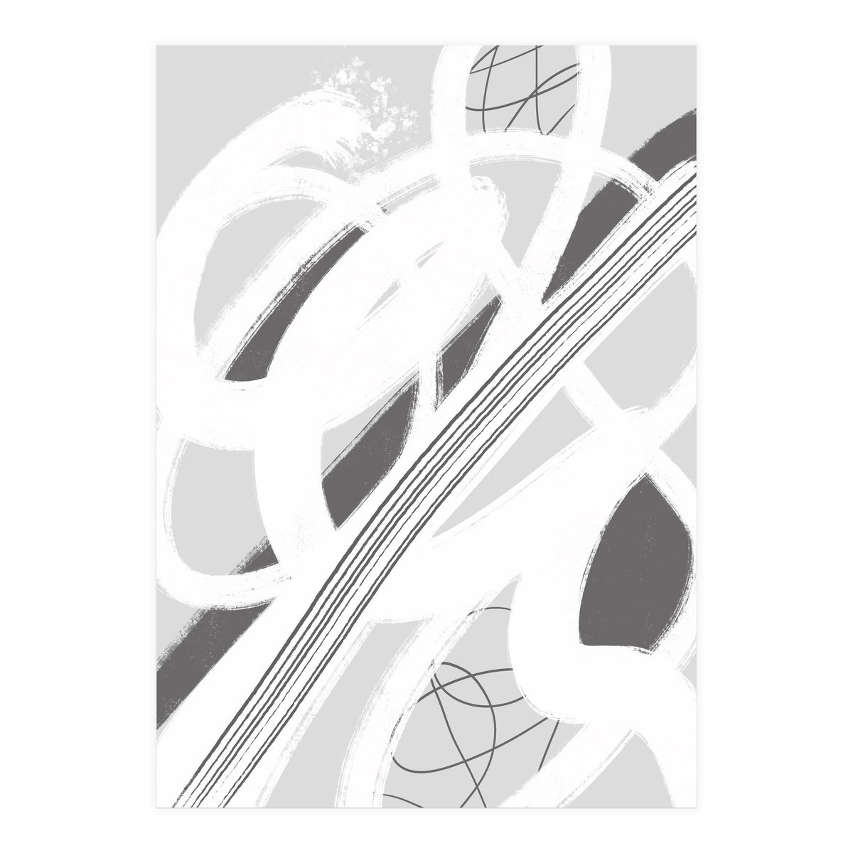 Abstract Painting No. 11 - Chaos and silence (Print Only)