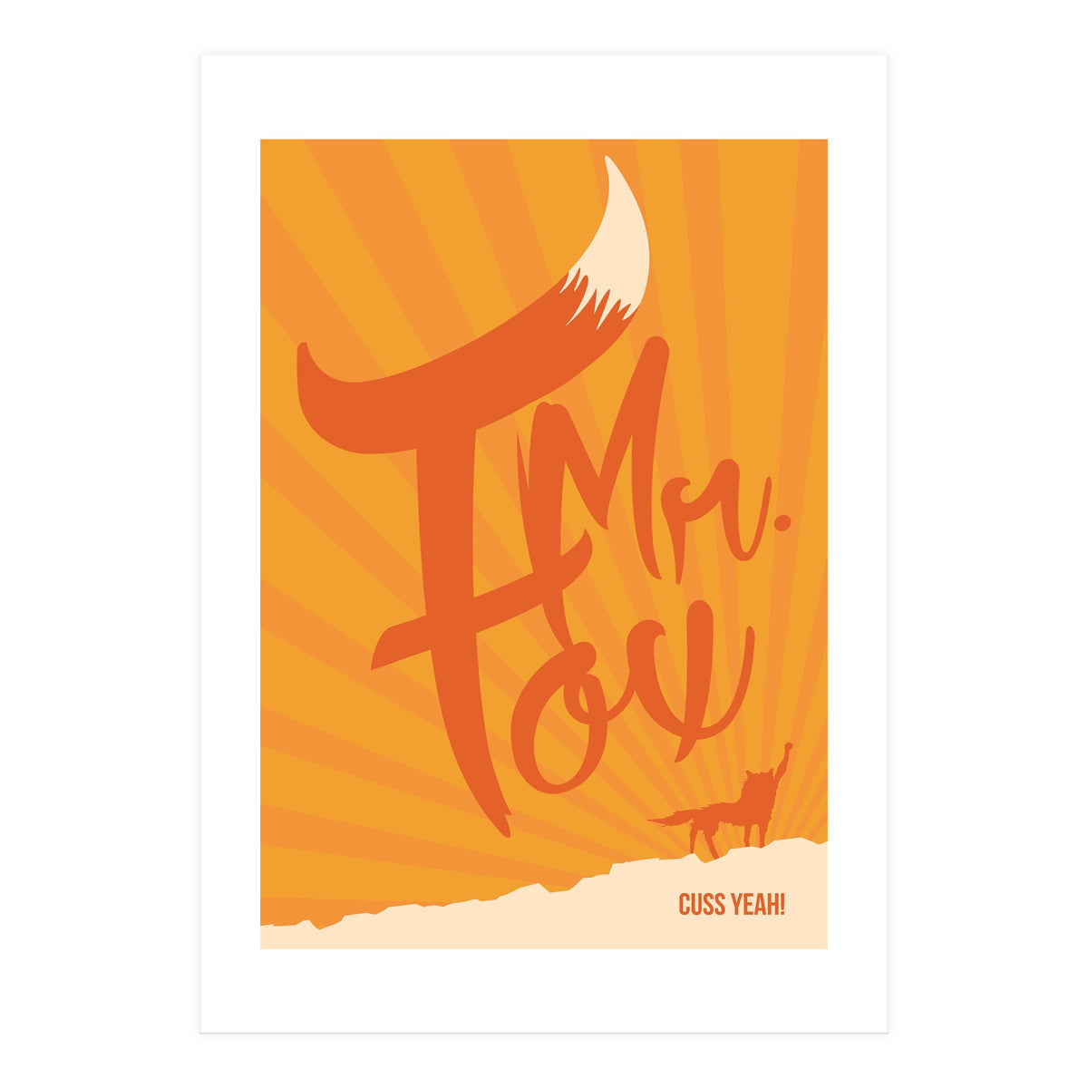 Fantastic Mr. Fox movie poster (Print Only)