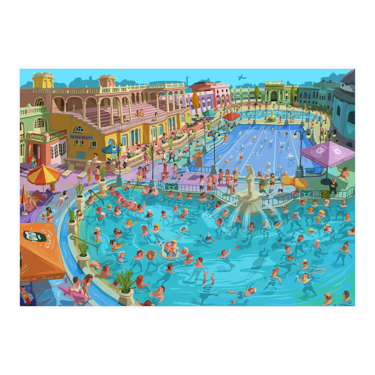 Szechenyi Thermal Spa, Budapest NC2 (Print Only)