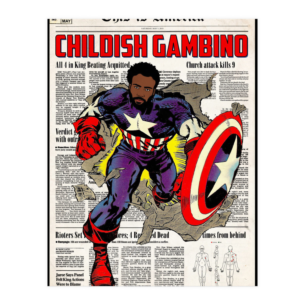 Dangerous Gambino (Print Only)