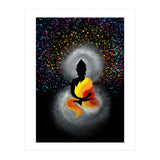 Cosmic Buddha Colourful by Poonam Shah (Print Only) thumbnail