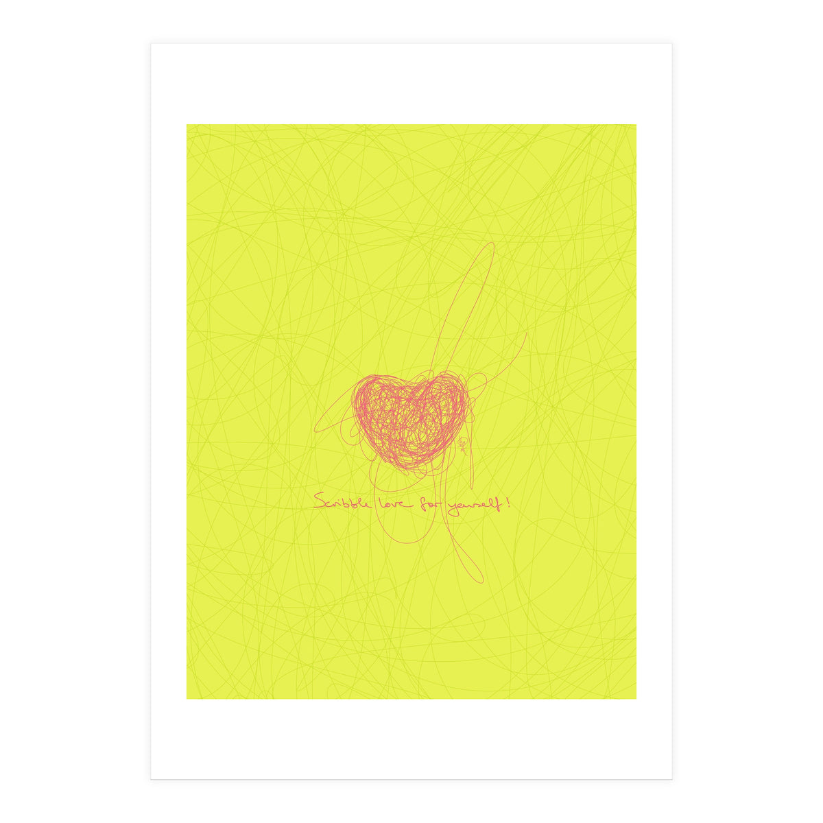 Sentimental Scribble 1 (Print Only)