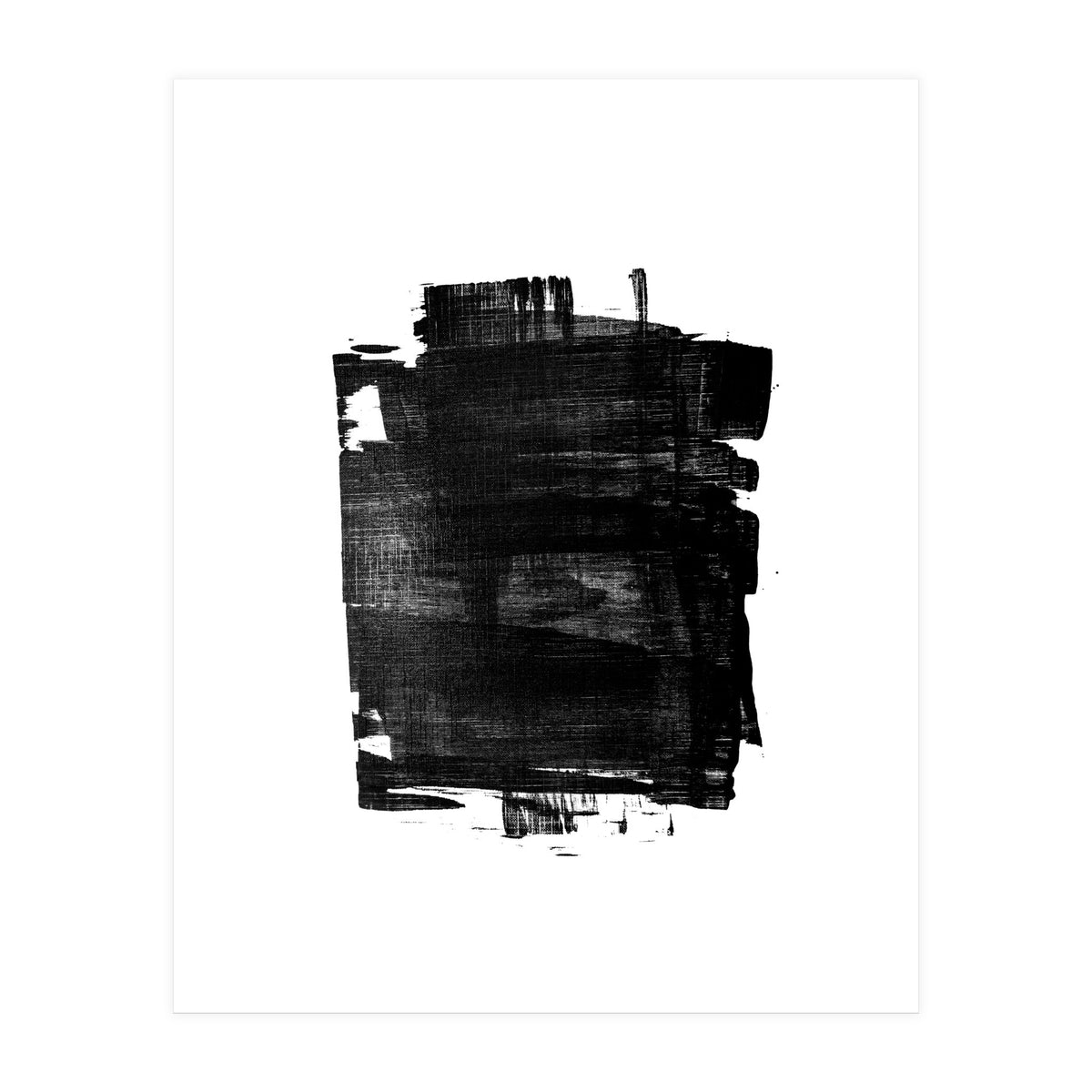 Minimalist Textured Brushstroke Art #1 (Print Only)