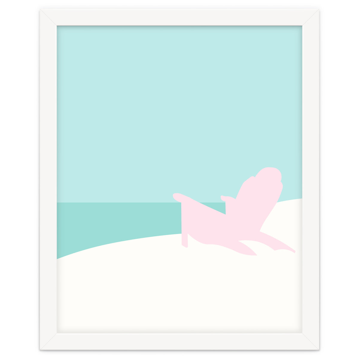 Minimal Beach Chair - Turquoise Coast