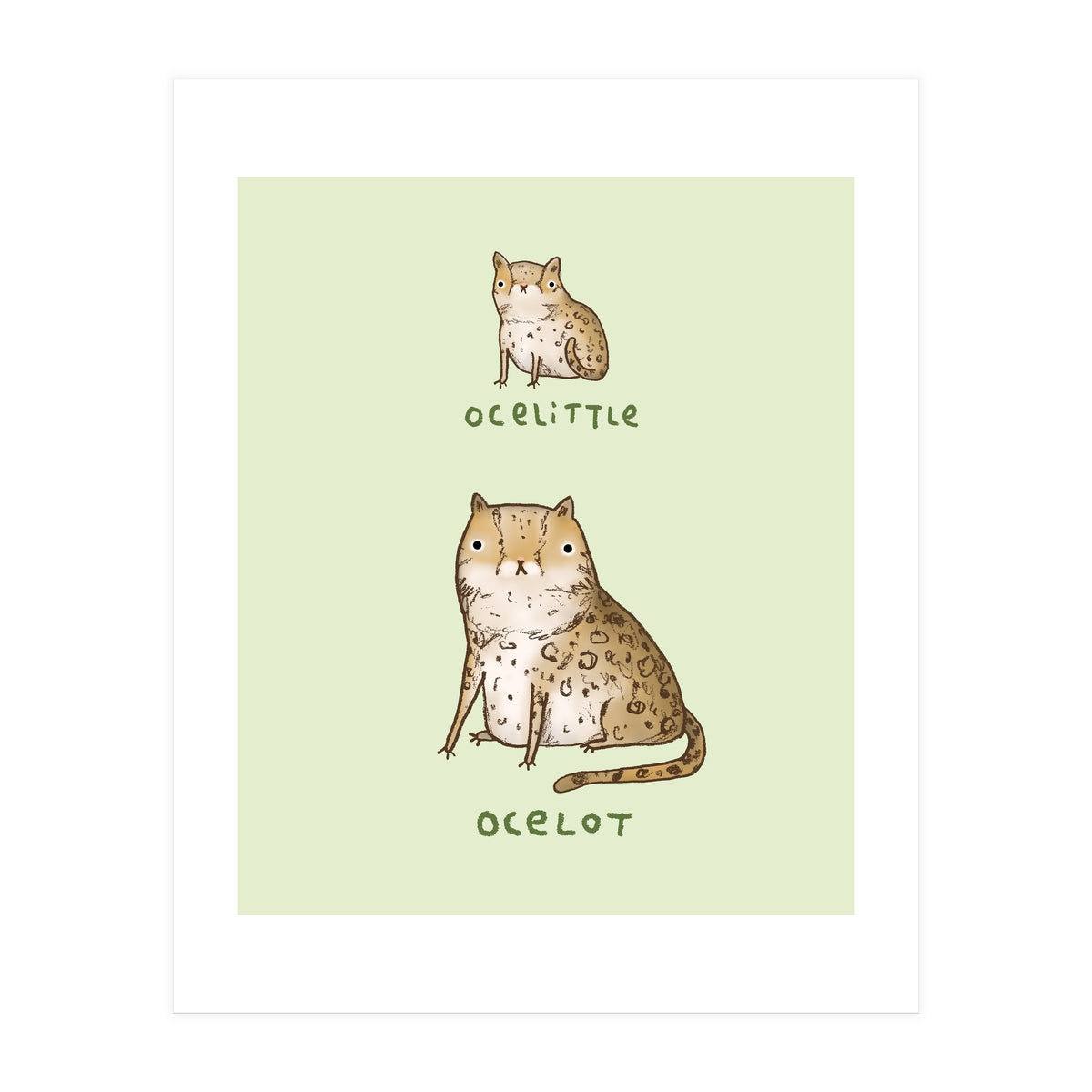 Ocelittle Ocelot (Print Only)