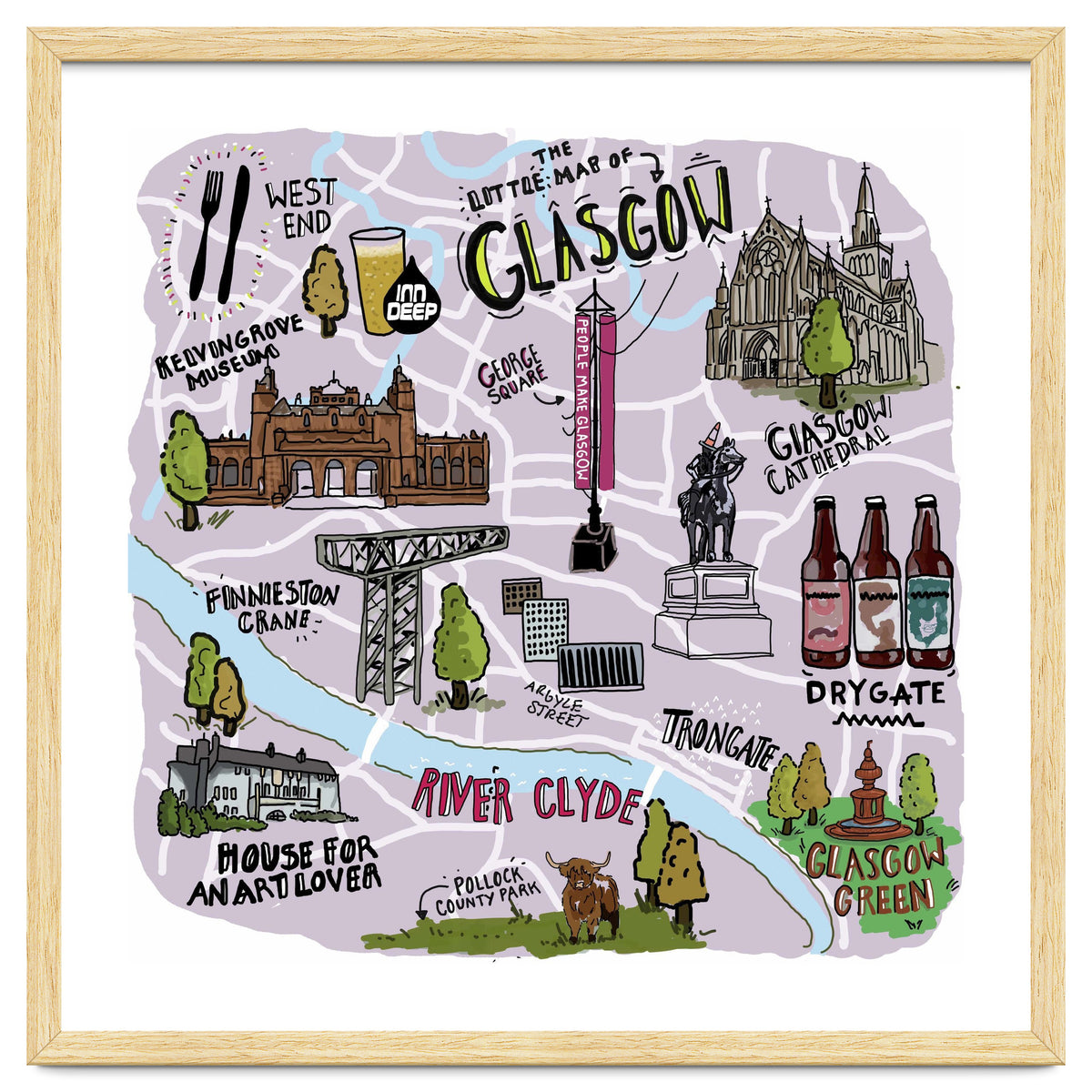 Little Map of Glasgow