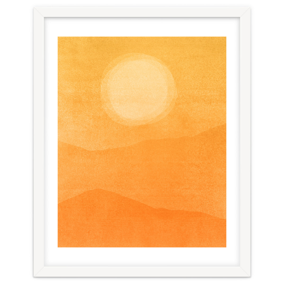 Golden Afternoon Abstract