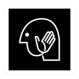 Head Hand_Black (Print Only) thumbnail